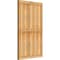 Ekena Millwork Framed Board-n-Batten Shutters, Rough Sawn Western Red Cedar, 26 7/8W x 44H, PR RBF06S26X044RWR - alternate 2